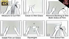Home Window Tint Installation for Beginners step by step Tutorial DIY