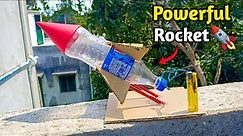how to make a powerful rocket at home || homemade rocket