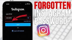 How to Change Forgotten Password on Instagram! [2023]