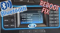 Ford Sync Bluetooth Fix - Reboot