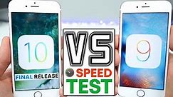 iOS 10 vs 9.3.5 Speed Test on ALL iPhones!