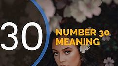 Number 30 Meaning - Angel Number 30 – Meaning And Symbolism - Angel Numbers Meaning