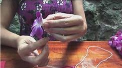 Making Hawaiian Leis : How to Make a Double Lei