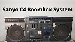 Sanyo C4 Boombox System How To Use Price And Connection IN HINDI