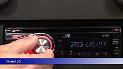 JVC KD-R320 CD Receiver & Bluetooth Adapter Package Demo | Crutchfield Video