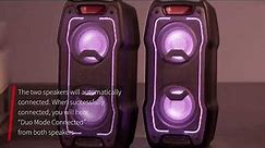 Sharp Party Speaker PS 929 - How To Wirelessly Stereo Pair Two Speakers