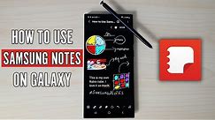 Samsung Notes App Tutorial on Galaxy Phone - Complete Tutorial 2024