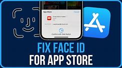 [FIXED] FACE ID APP STORE NOT WORKING 2024 | Fix Face ID Not Working for App Store