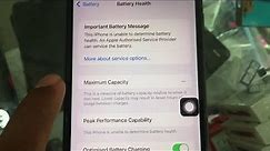 How to fix iPhone battery health is not showing