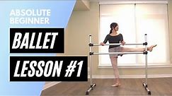Absolute Beginner Ballet Class 1 || Online Ballet Lesson
