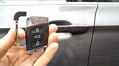 Valet emergency key VW Volkswagen open car door / Notschlüssel Schlüssel Fahrzeug Tür öffnen
