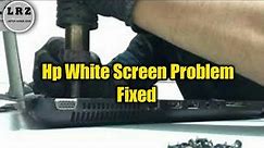 How to fix Hp Laptop white screen problem | Hp Laptop blank white screen
