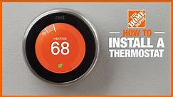 How to Install a Thermostat | The Home Depot