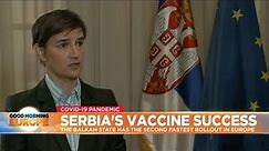 Serbia's PM says vaccine success down to prioritising healthcare over politics