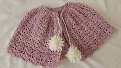 VERY EASY crochet winter shrug / shawl / poncho - any size