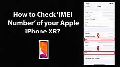 How to Check IMEI Number of your Apple iPhone XR? - video Dailymotion