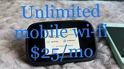 Unlimited WiFi/MiFi using Verizon 7730l hotspot jetpack with Visible cell phone service
