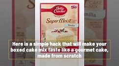 This Simple Hack Will Make Any Boxed Cake Mix Taste Amazing