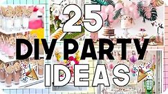 25 DIY Party Ideas for all Ages!!