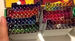 Crayola Crayons 120 Box - Unboxing and Sorting