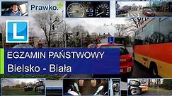 WORD Bielsko-Biała - Nagranie egzaminu państwowego na Prawo jazdy -- Całość na www.Prawko.plus