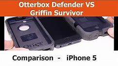 Griffin Survivor vs. Otterbox Defender iPhone Cases