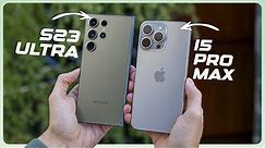iPhone 15 Pro Max vs Galaxy S23 Ultra! Duelo HISTÓRICO