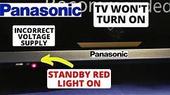 How to fix Panasonic TV Red Light On But Wont Turn On || Panasonic TV Not Working