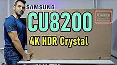 Samsung CU8200 Smart TV 4K Crystal con Panel VA: Unboxing y Review Completa