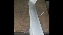 How to cut a cultured marble counter top. Blade in description.