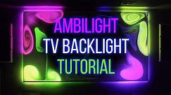 Full Hyperion Ambilight Tutorial (TV Backlight) - LEDs Match Colors On The Screen