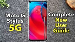Motorola Moto G Stylus 5G New User Guide | G Stylus 5g User Guide | H2TechVideos