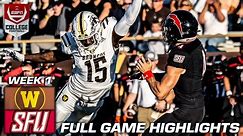 St. Francis Red Flash vs. Western Michigan Broncos | Full Game Highlights