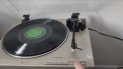 Pioneer PL-7 Turntable Record Player Demonstration Video