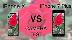 iPhone X vs iPhone 7 Plus CAMERA TEST!