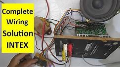 Full Intex Home Theater Wiring Solution and Repairing Guide Model IT-2000