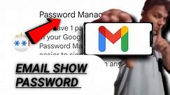 How to make Show Email password || Email ka password kise pate kare