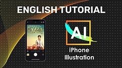 Create Vector iPhone in Illustrator - English Tutorial