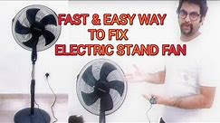 #how to Assemble an #electricfan ..#easy and fast....#unboxing #kenwood stand fan....#tamil