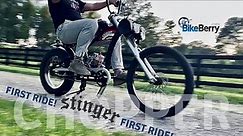 Revving Up the Stinger: Our First Ride on the Motorized Chopper! | BikeBerry