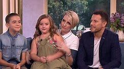 The whole family! Claire Richards brings children into studio