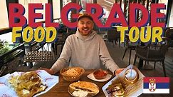 Trying SERBIAN food in BELGRADE 🇷🇸 | Serbian food tour | Travel vlog 2024