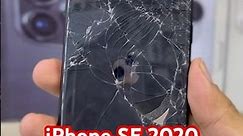 iPhone SE 2020 back glass full damage #iphonese2020 #subscribe @Qamarwazir #follow #mobile