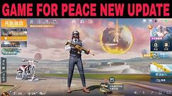Game for peace new update! WeChat 2023 login new idea ! QR code scan!