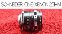 Schneider-Kreuznach Cine-Xenon 25mm F1.4 C-Mount Lens for 16mm Film Review