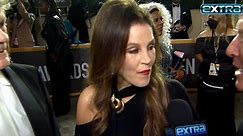 Video shows Lisa Marie Presley on the Golden Globes red carpet