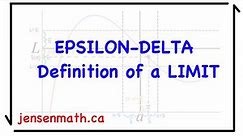 Epsilon-Delta Definition of a LIMIT
