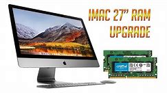 iMac 27 RAM memory upgrade Easy How To Tutorial Mid 2011