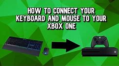 How to connect your keyboard and mouse to your Xbox One! (NO ADAPTERS!)