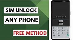 Unlock Phone Carrier | How to unlock a Phone from Network | Unlock Phone by IMEI code